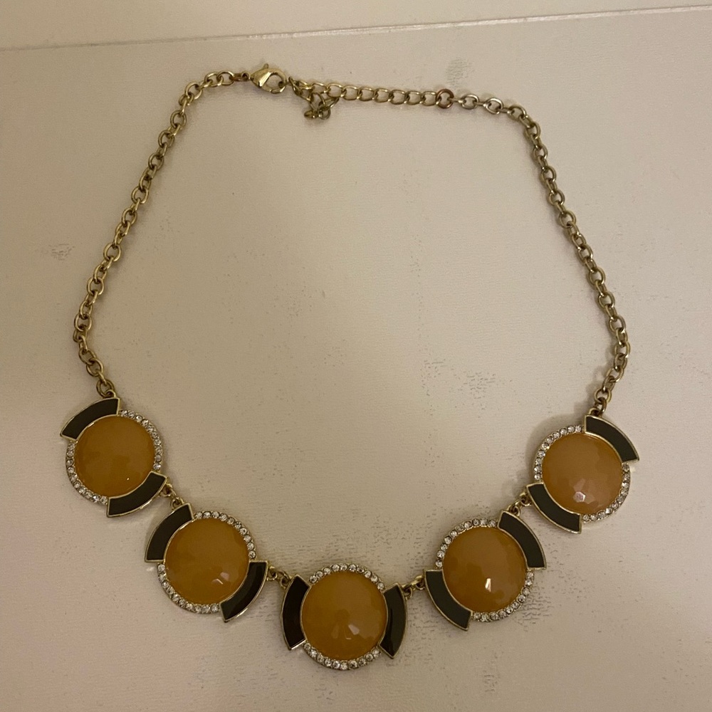 Francesca’s Gold and Pink Necklace